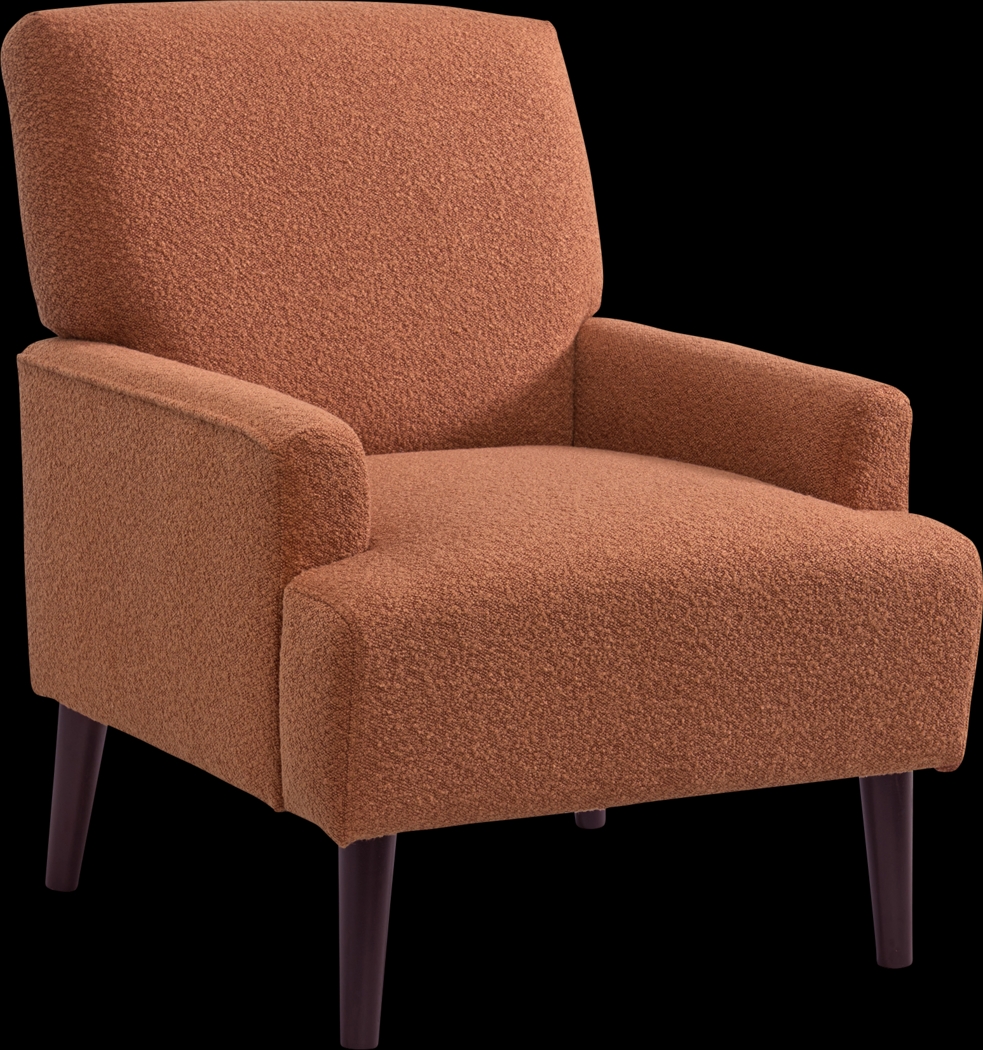 Yejide Orange Accent Chair - Thumbnail - Image 1