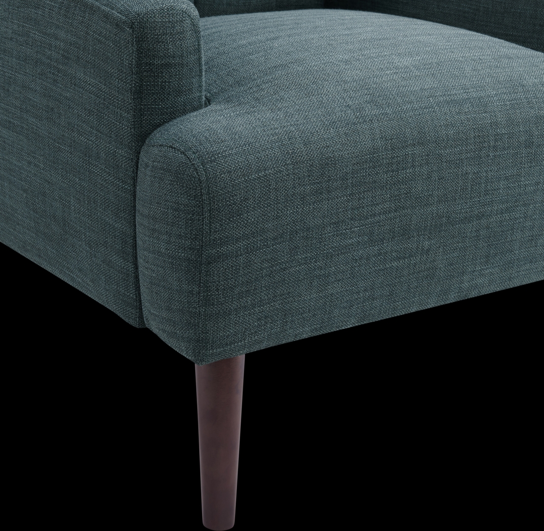 Yejide Teal Accent Chair - Thumbnail - Image 4