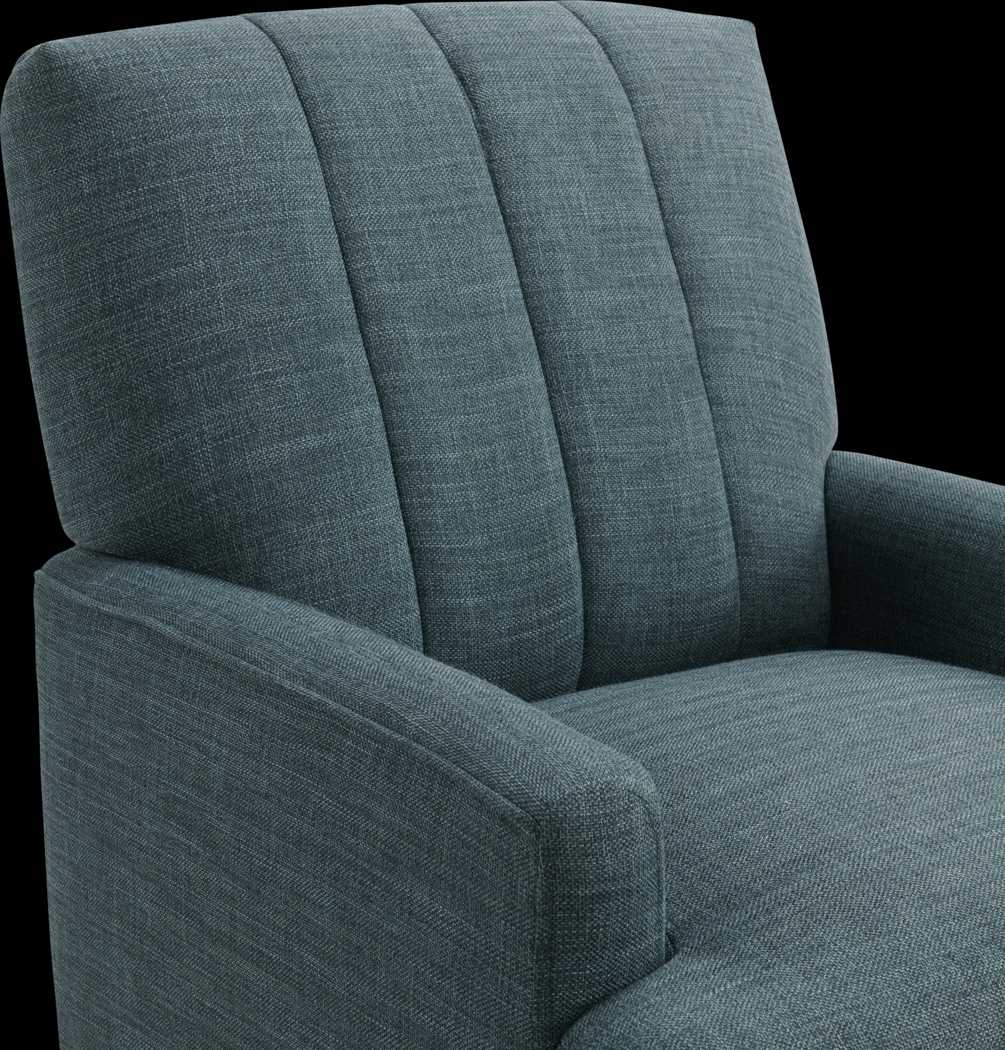 Yejide Teal Accent Chair - Thumbnail - Image 5