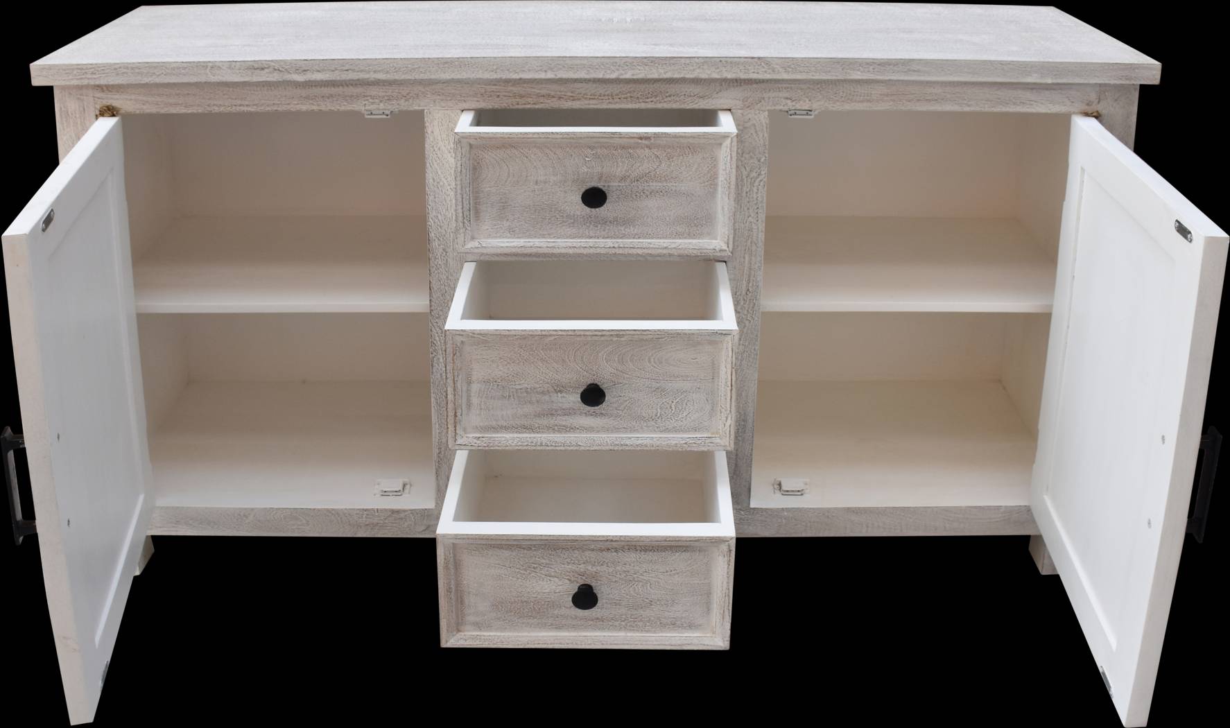 Yelton White Credenza - Thumbnail - Image 3