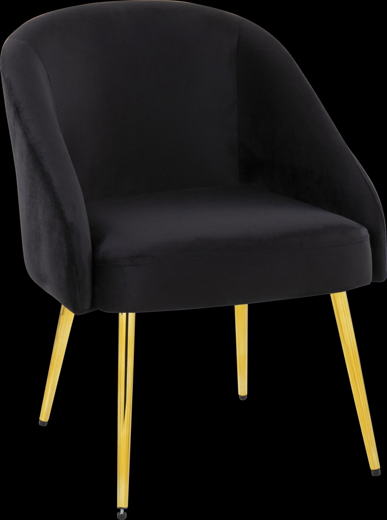 Yemassee Black Accent Chair - Thumbnail - Image 1
