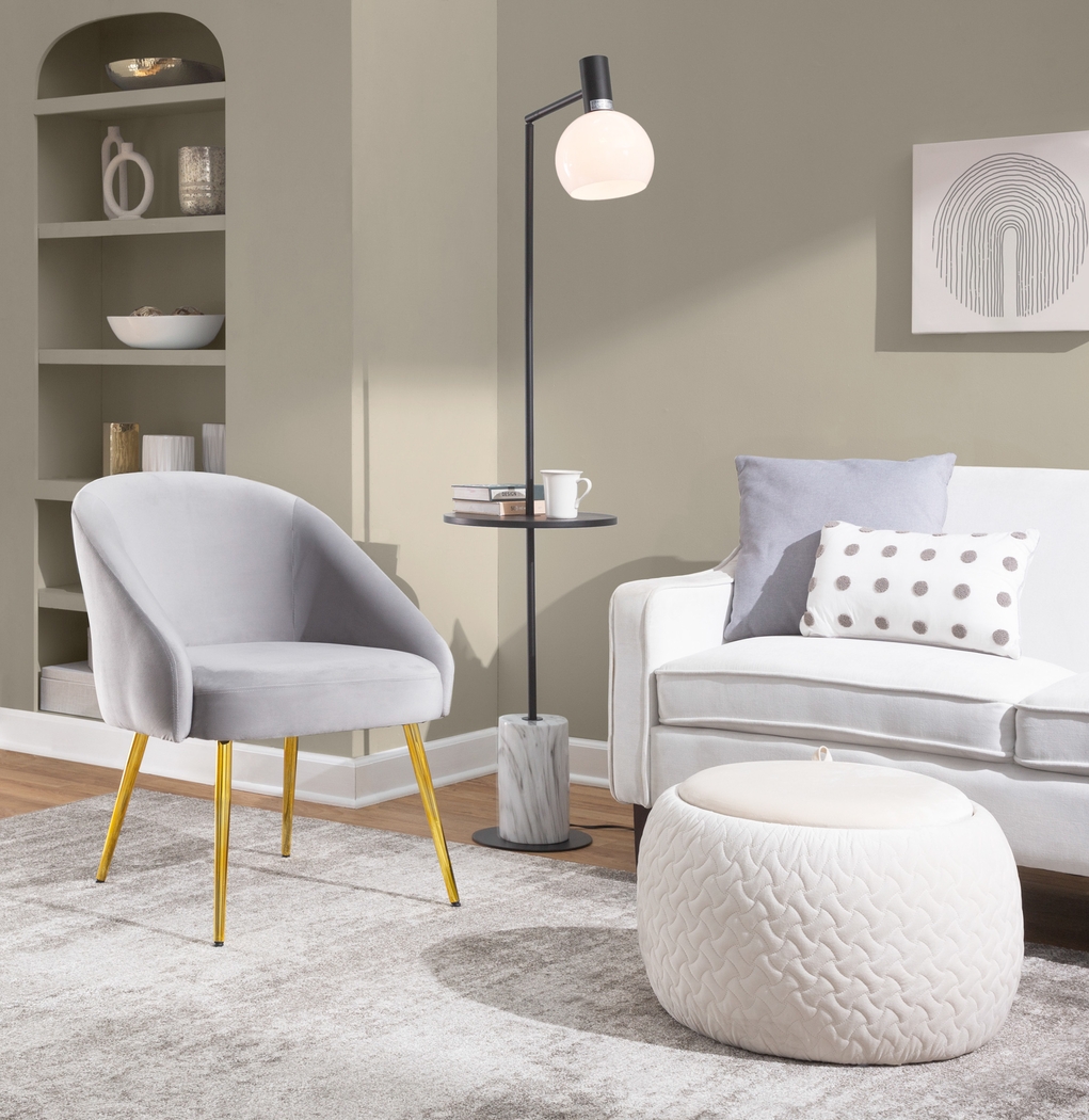 Yemassee Silver Accent Chair - Thumbnail - Image 7