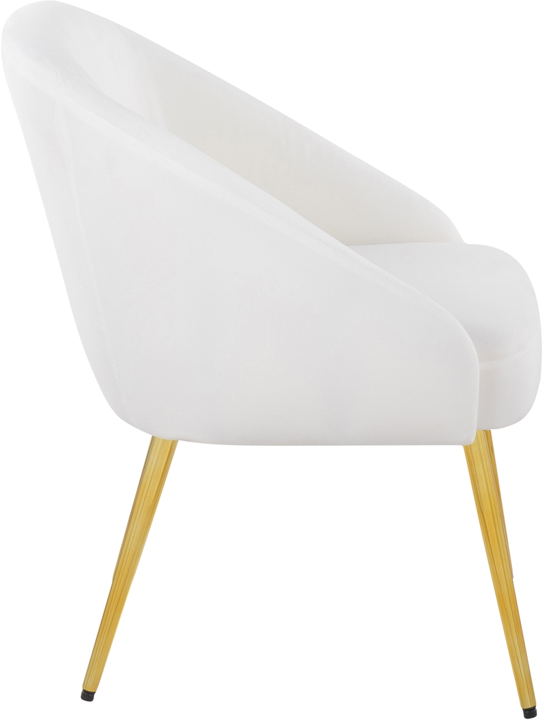 Yemassee White Accent Chair - Thumbnail - Image 2
