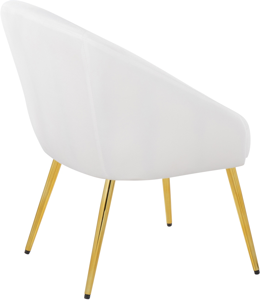 Yemassee White Accent Chair - Thumbnail - Image 3