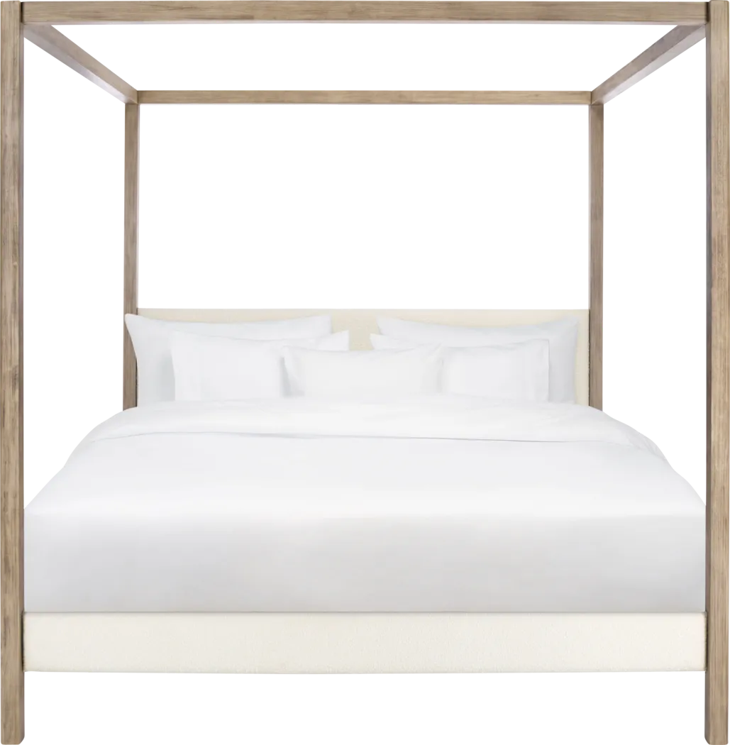 Yemin Ivory/Natural King Bed - Thumbnail - Image 8