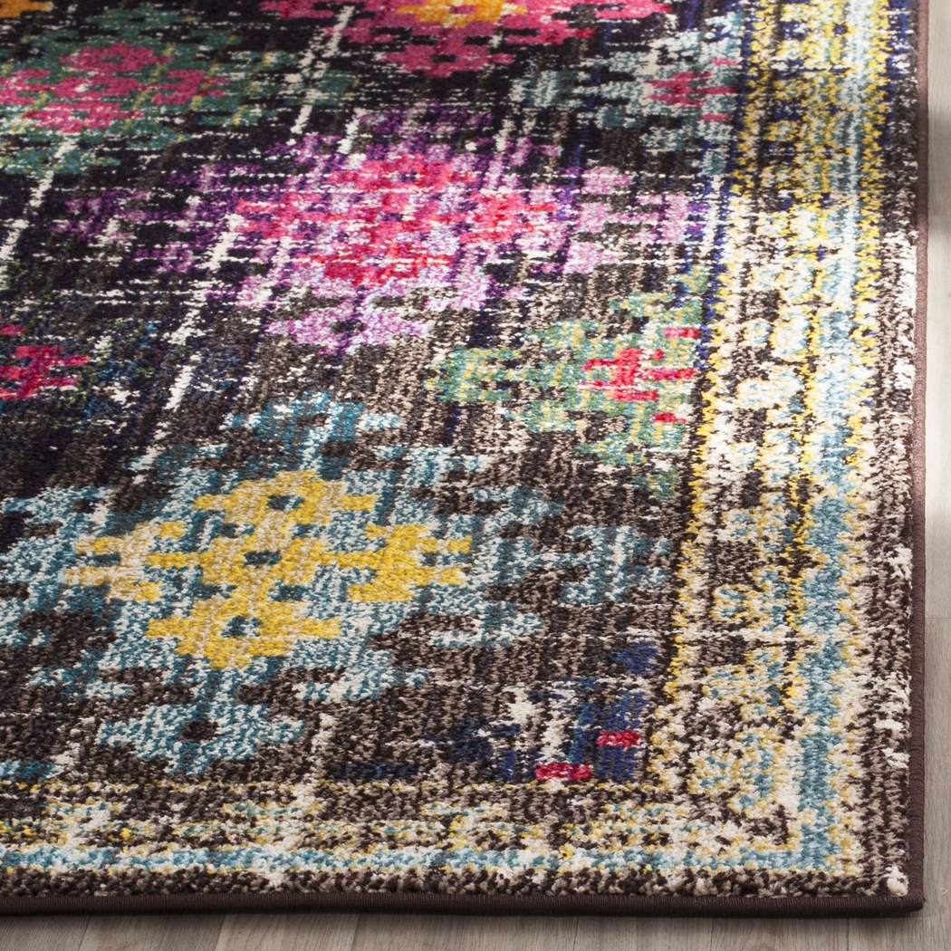 Yemina Black 6'7 x 9'2 Rug - Thumbnail - Image 2