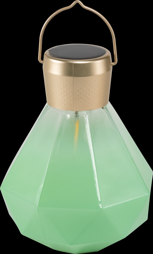 Yeser Cave Outdoor Jade Solar Lantern - Thumbnail - Image 3