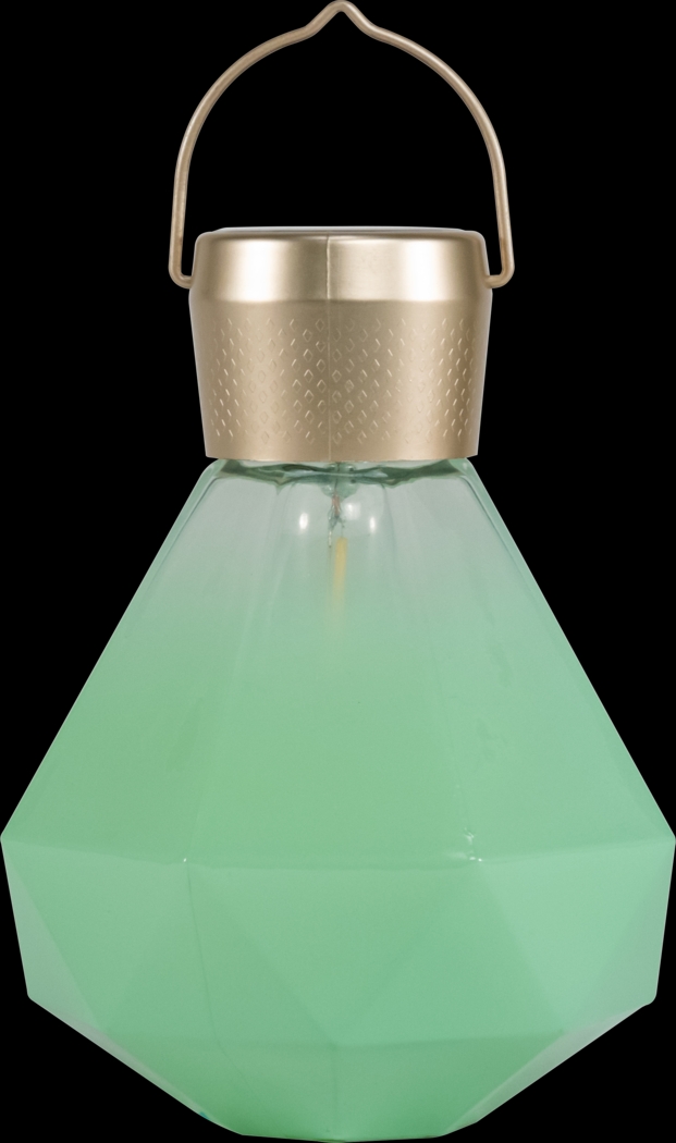 Yeser Cave Outdoor Jade Solar Lantern - Thumbnail - Image 1