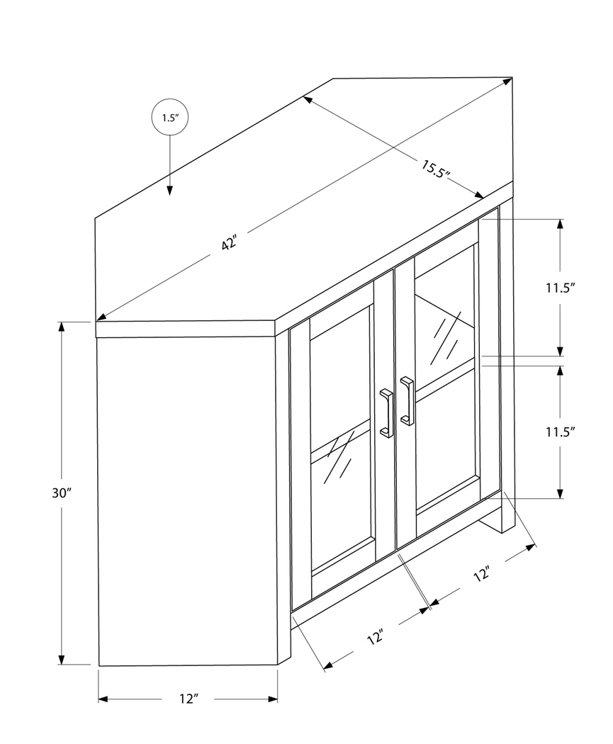 Yesler Cappuccino 42 in. Console - Thumbnail - Image 2
