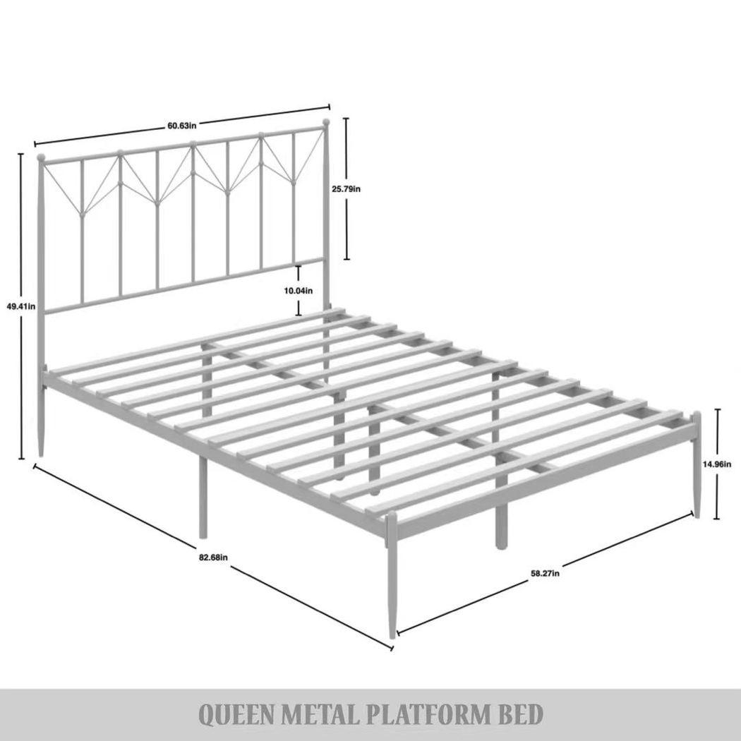 Yewair Black Queen Bed - Thumbnail - Image 8