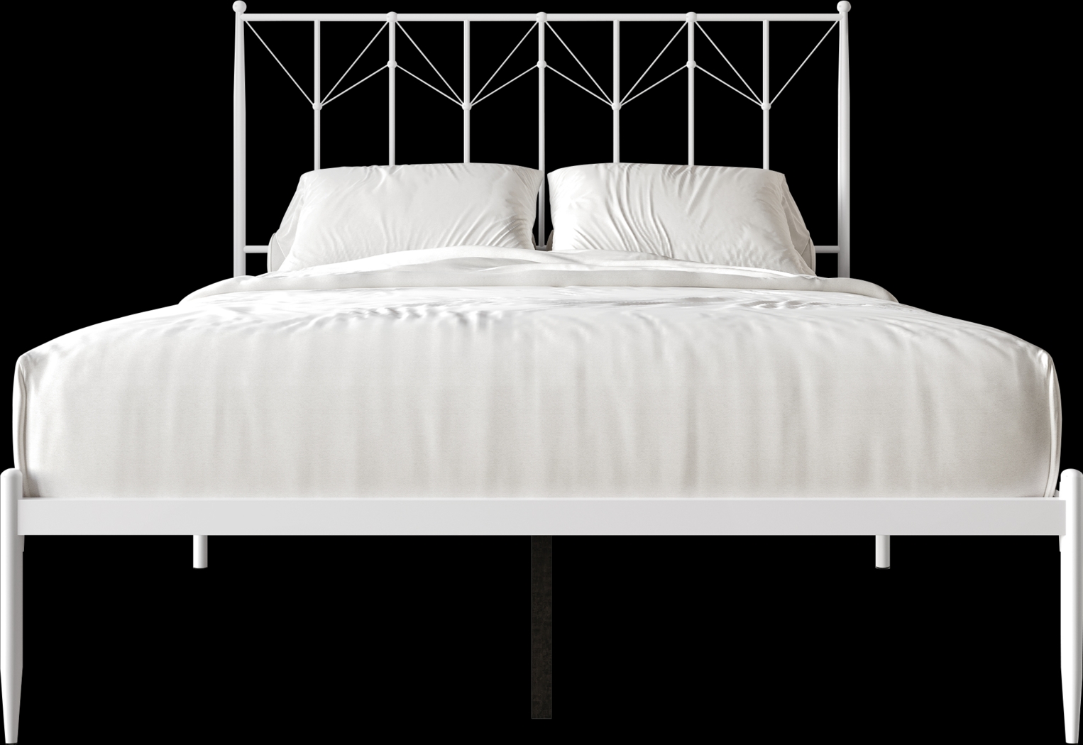 Yewair White Full Bed - Thumbnail - Image 3