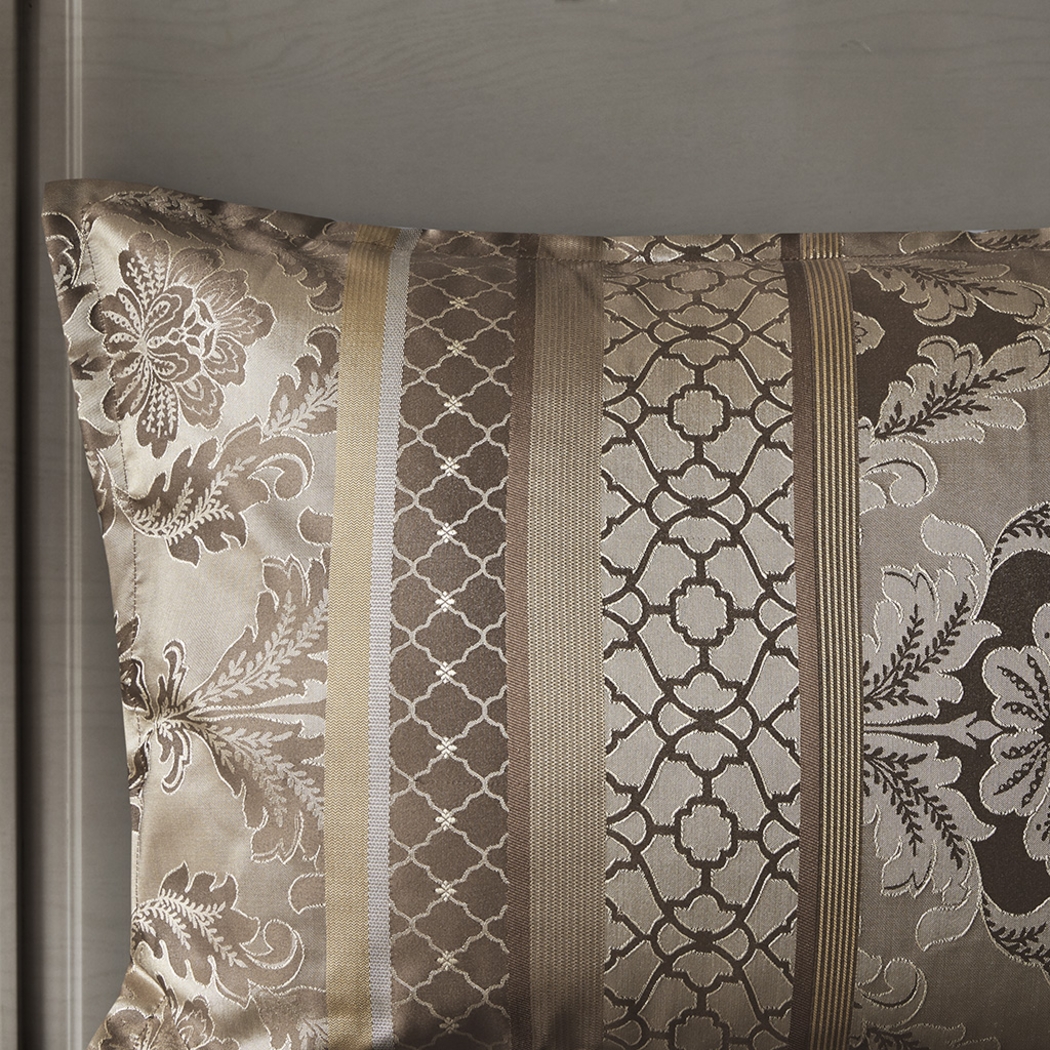 Yewell Brown 7 Pc California King Comforter Set - Thumbnail - Image 10