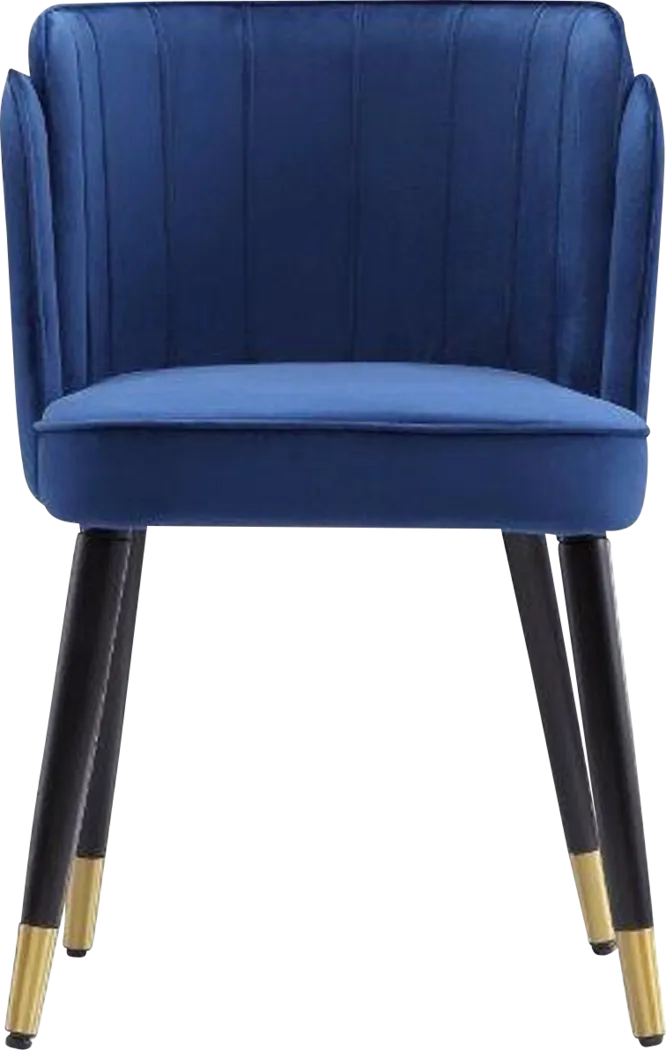 Yewex Blue Side Chair - Thumbnail - Image 3