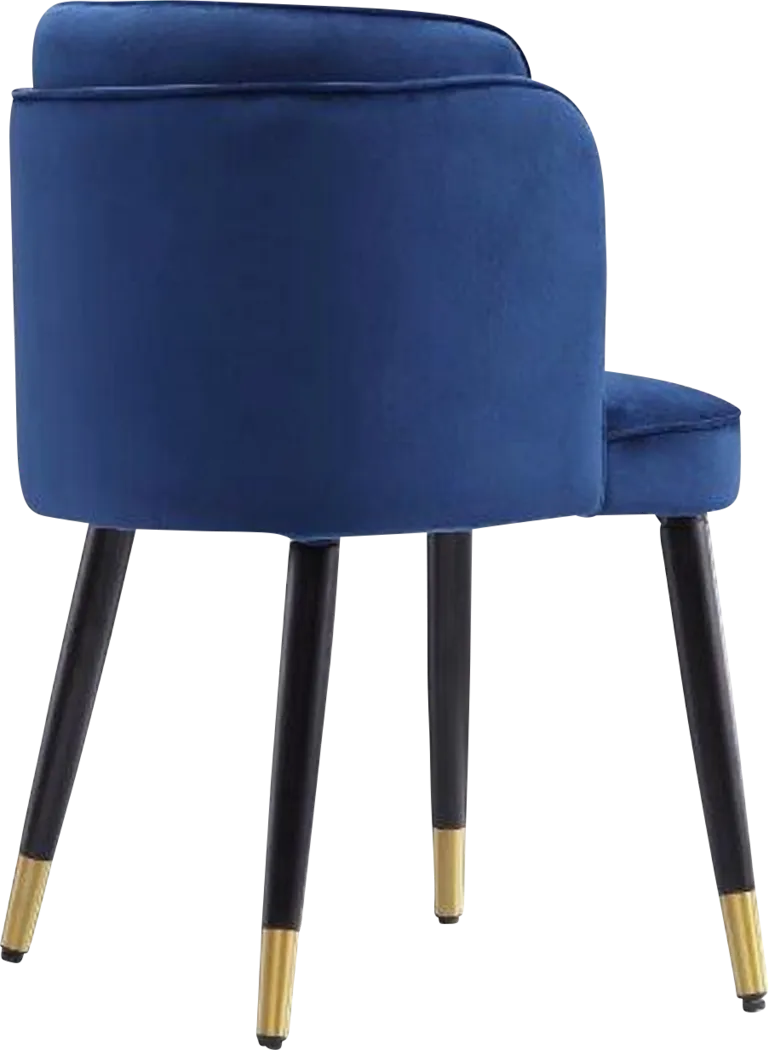 Yewex Blue Side Chair - Thumbnail - Image 4