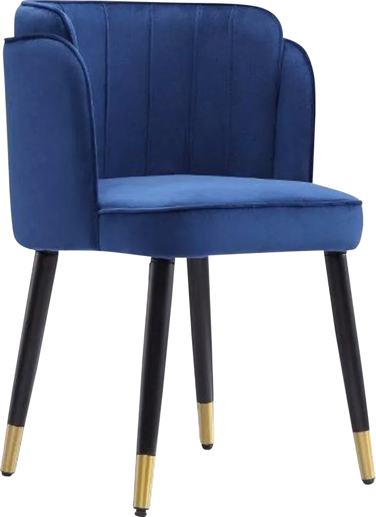 Yewex Blue Side Chair - Thumbnail - Image 1