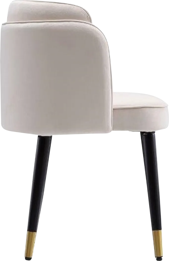 Yewex Cream Side Chair - Thumbnail - Image 4