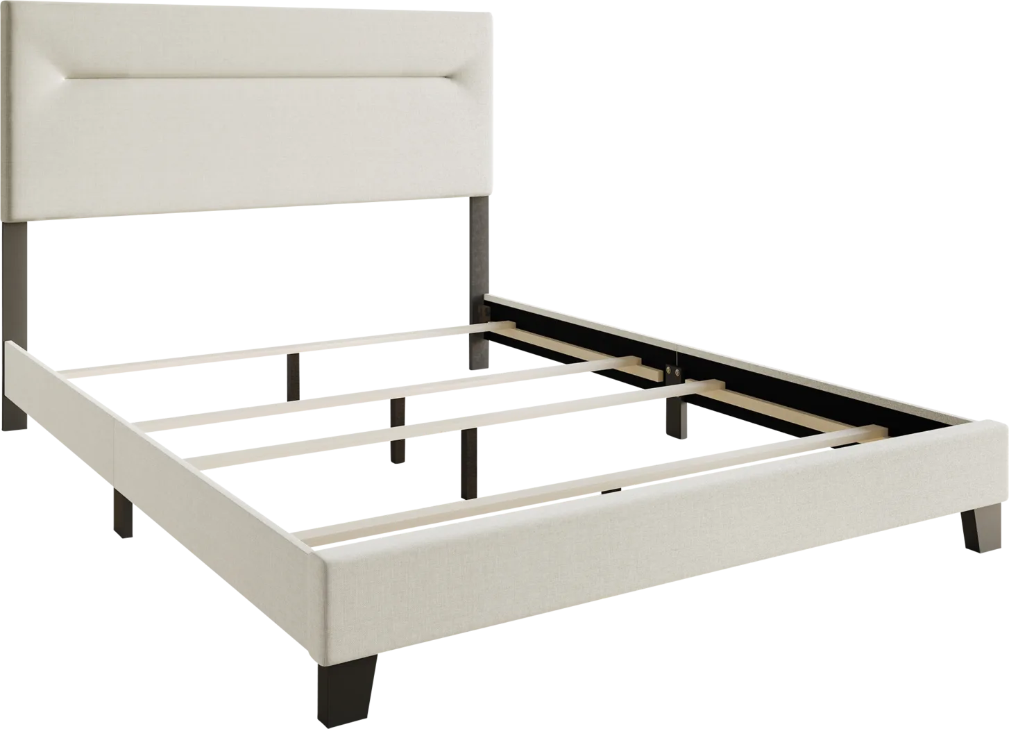 Yewrow Beige Twin Bed - Thumbnail - Image 4