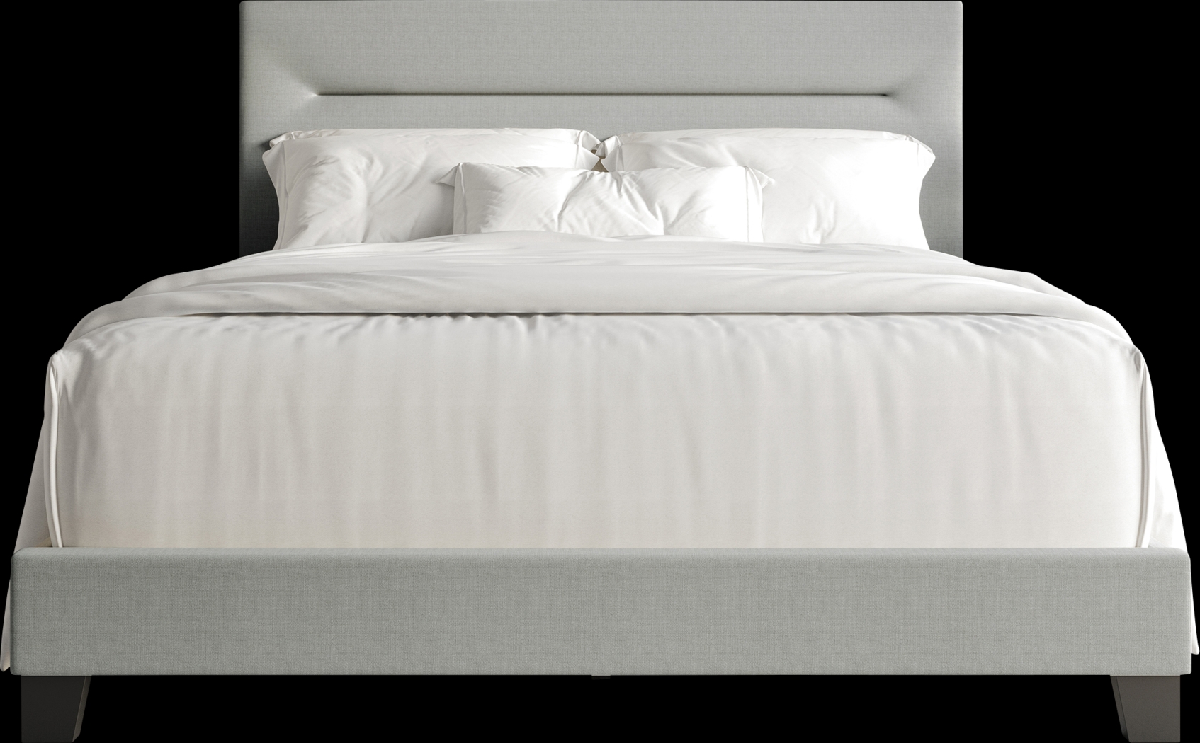 Yewrow Gray Queen Bed - Thumbnail - Image 3