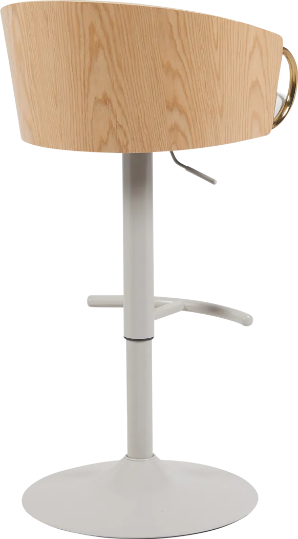 Yewshine White Barstool - Thumbnail - Image 3