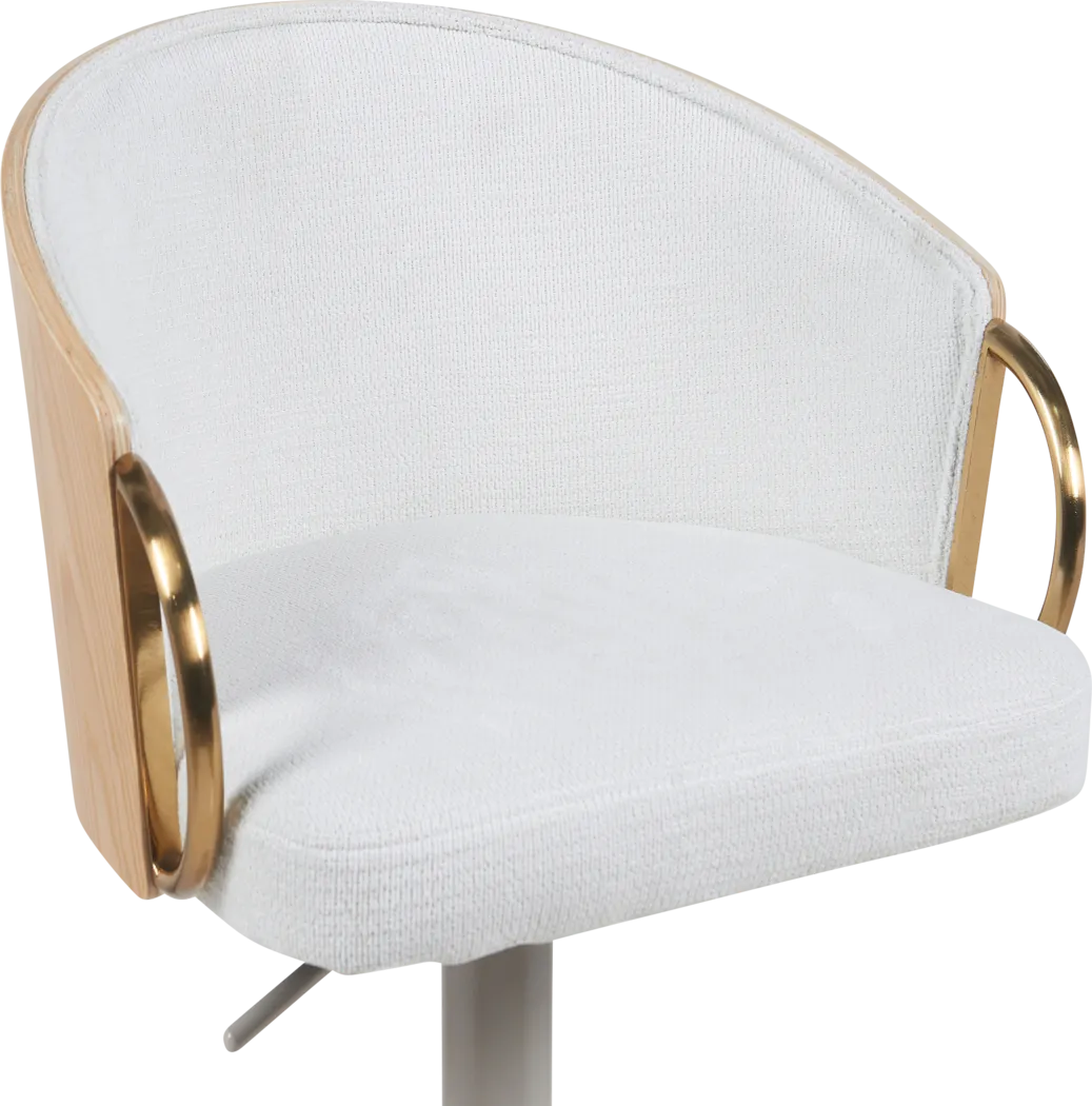 Yewshine White Barstool - Thumbnail - Image 4
