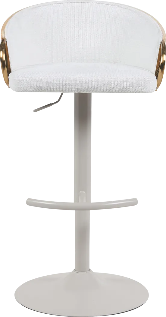Yewshine White Barstool - Thumbnail - Image 6