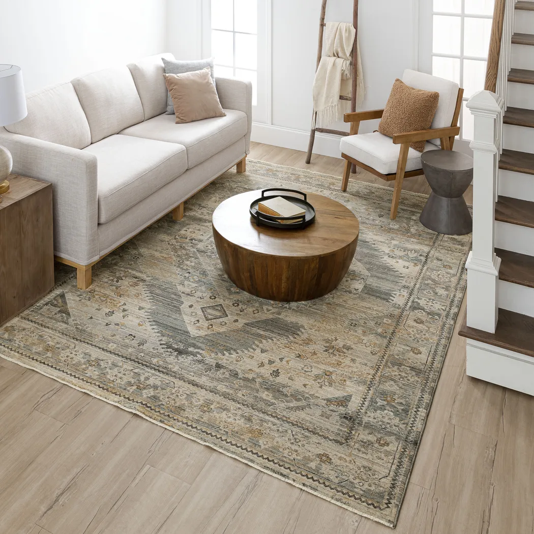 Yifah Beige 6'7 x 9'6 Rug - Image 2