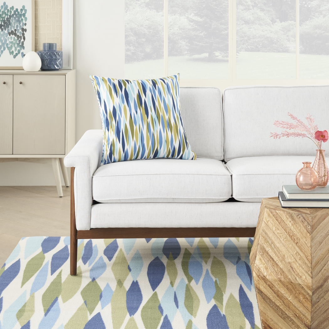 Yinven Navy Indoor/Outdoor Accent Pillow - Thumbnail - Image 2