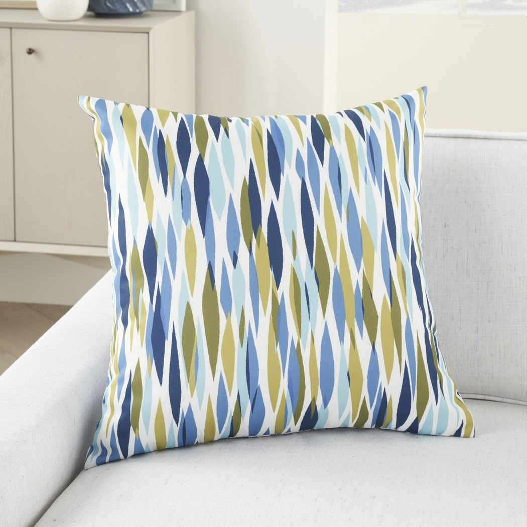 Yinven Navy Indoor/Outdoor Accent Pillow - Thumbnail - Image 4