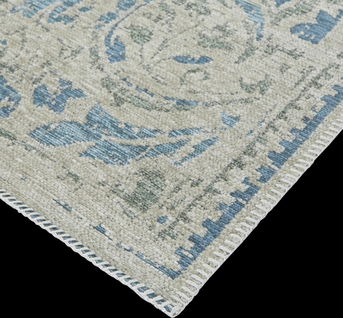 Yitri Blue 7'10 x 10' Rug - Thumbnail - Image 4
