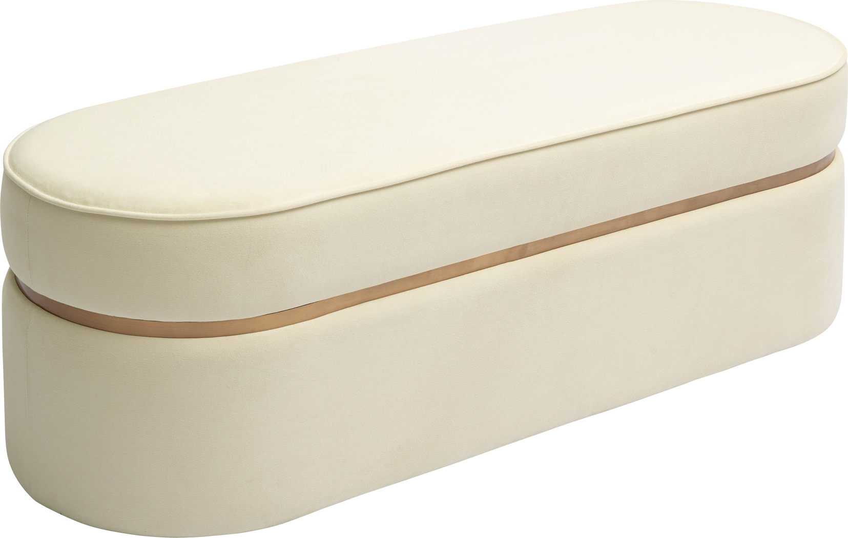 Yoalana Cream Accent Bench - Thumbnail - Image 1