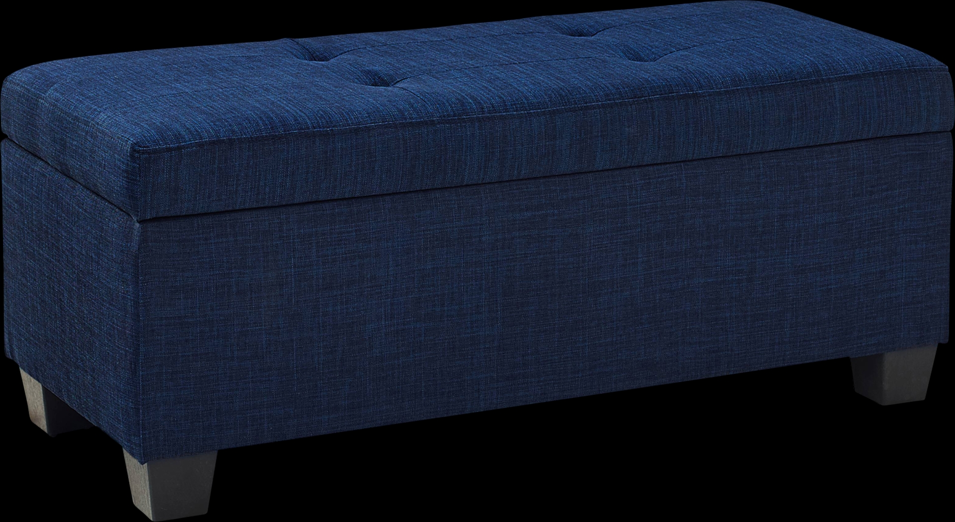 Yoest Blue 3pc Storage Ottoman Set - Thumbnail - Image 7