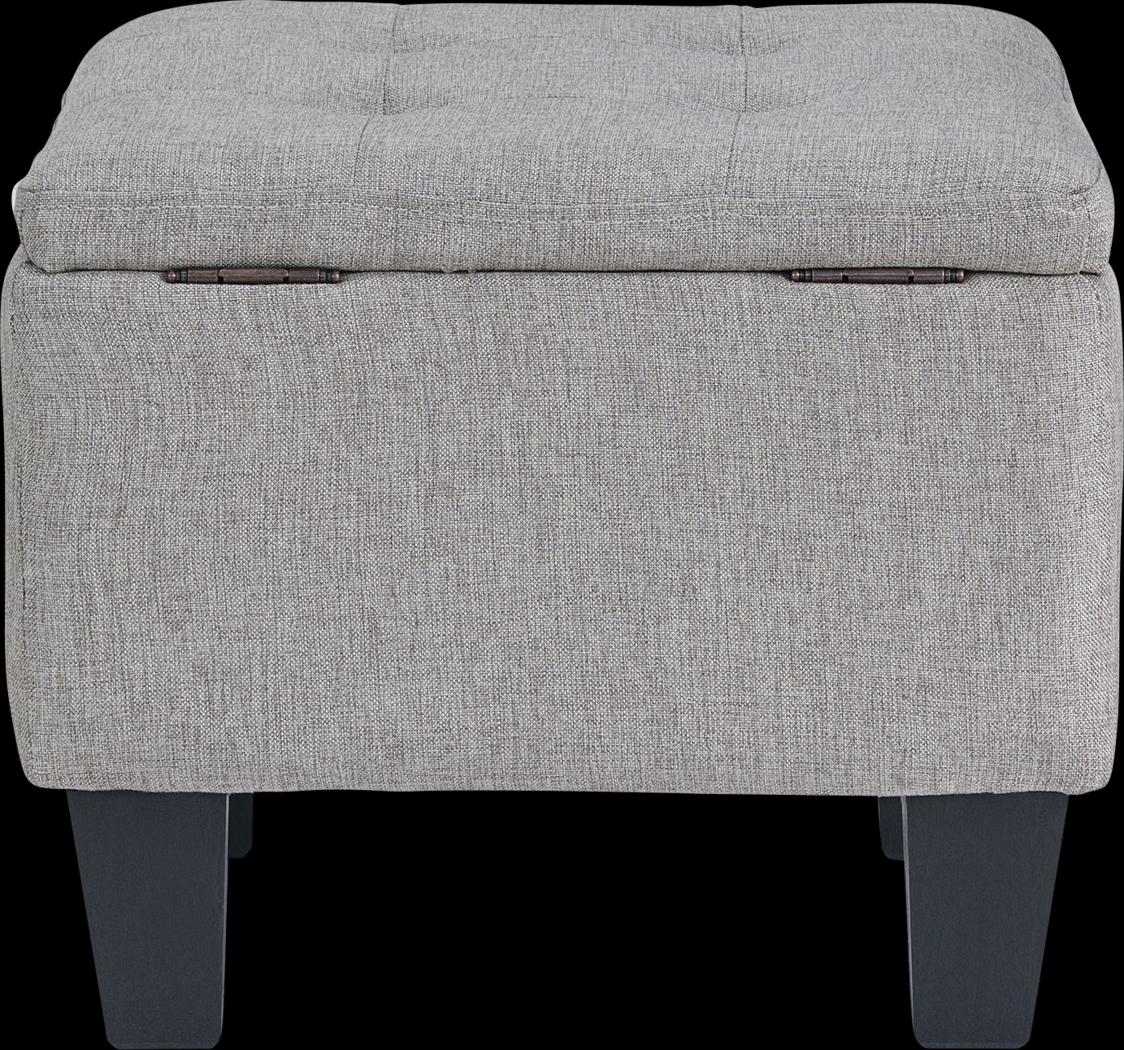 Yoest Gray 3pc Storage Ottoman Set - Thumbnail - Image 11