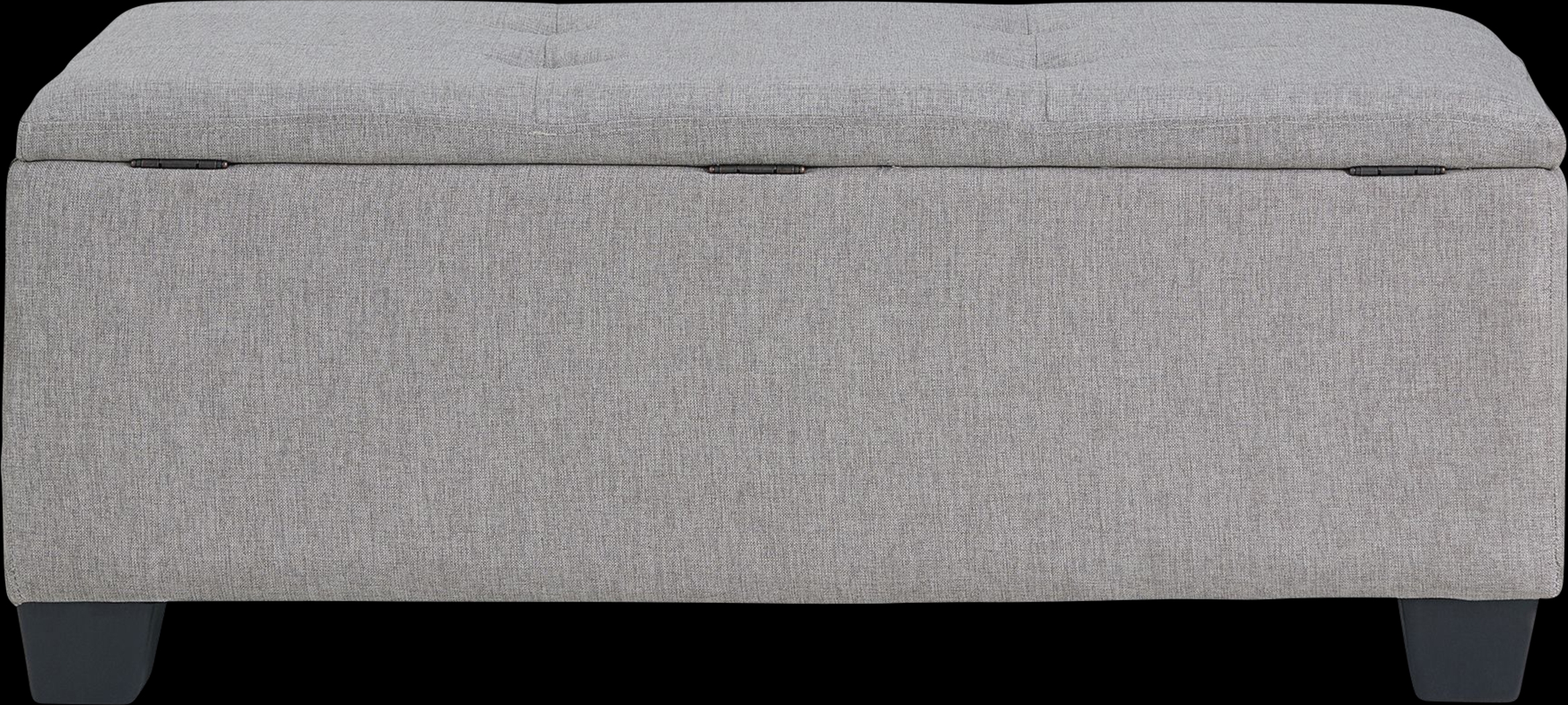 Yoest Gray 3pc Storage Ottoman Set - Thumbnail - Image 8