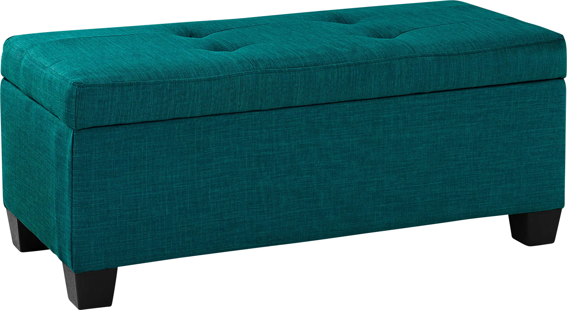 Yoest Teal 3pc Storage Ottoman Set - Thumbnail - Image 6