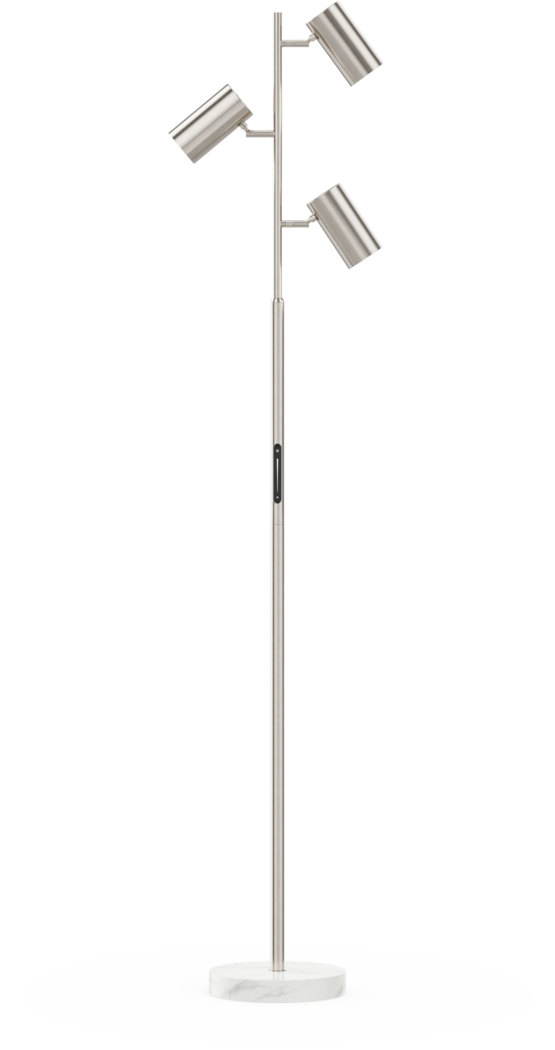 Yokimo Loop Silver Floor Lamp - Thumbnail - Image 2