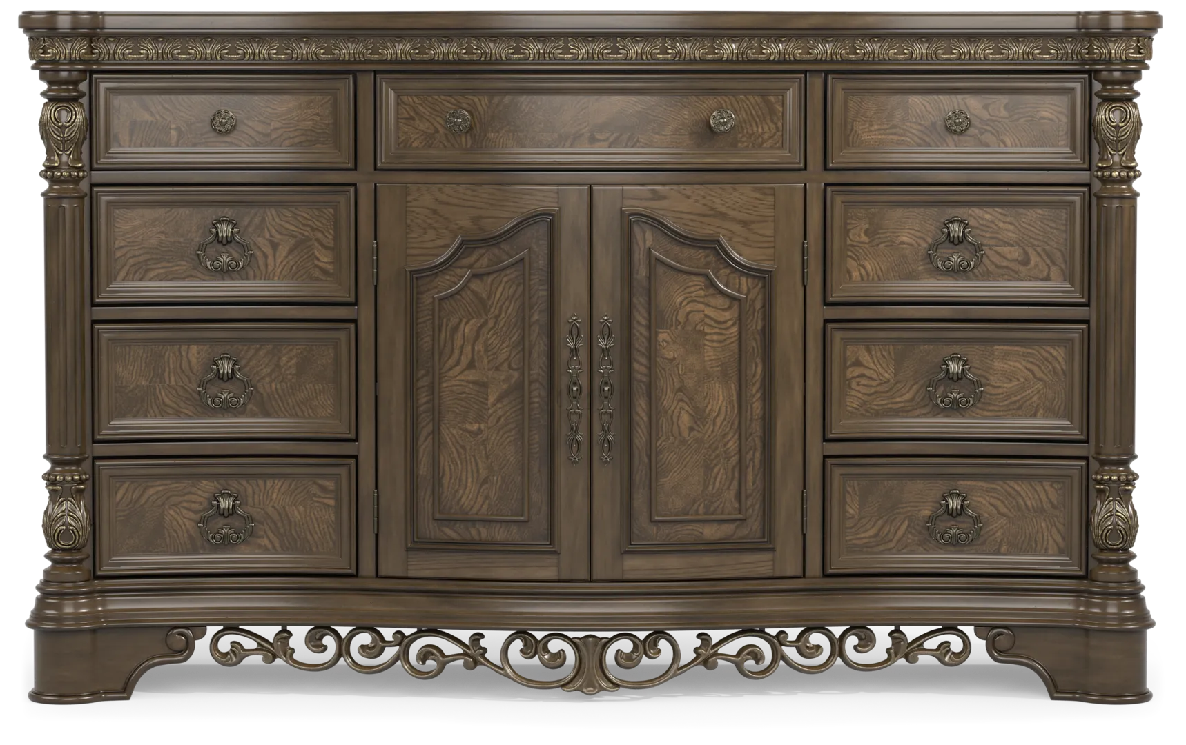 brown dresser