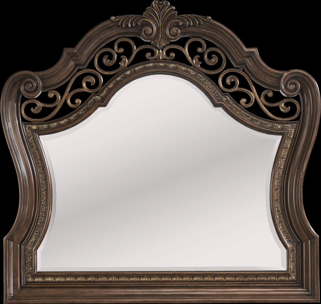 Yorkshire Manor Brown 7 Pc King Panel Bedroom - Thumbnail - Image 14