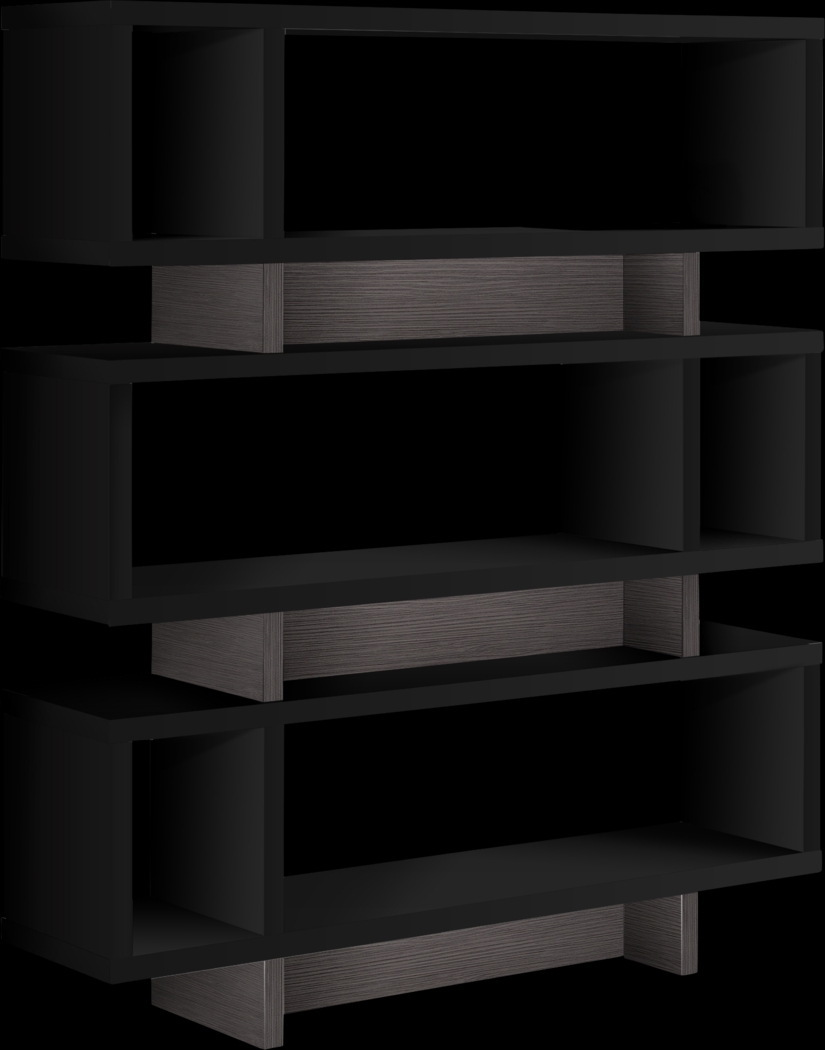 Yorkwood Black Bookcase - Thumbnail - Image 1