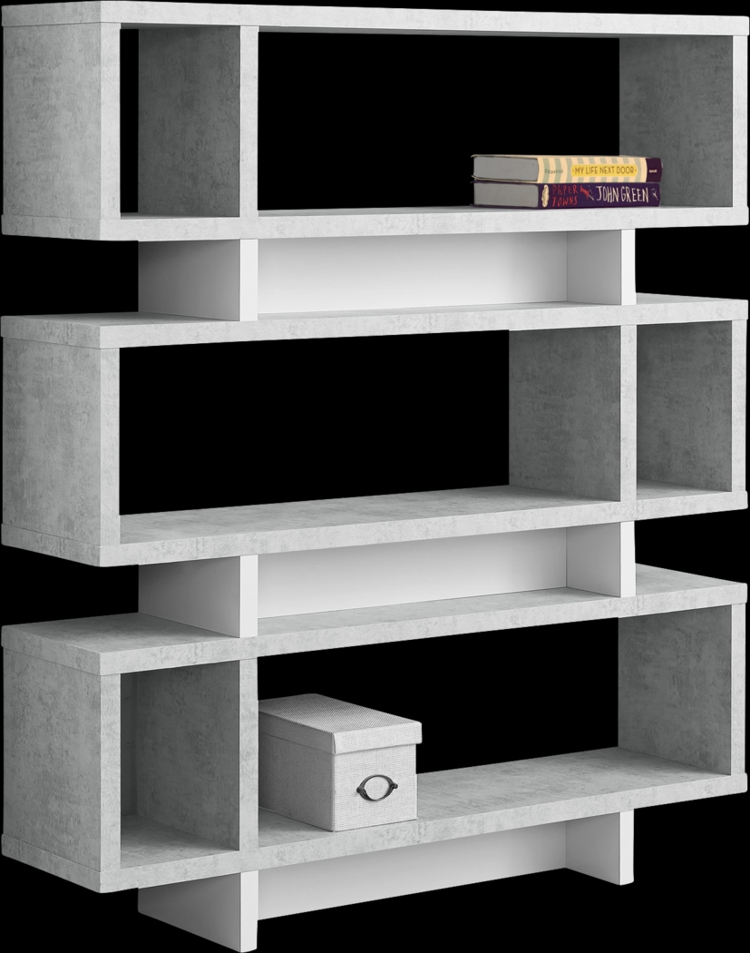 Yorkwood Gray Bookcase - Thumbnail - Image 1