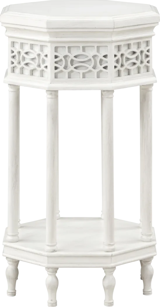 Yosida White Accent Table - Thumbnail - Image 3