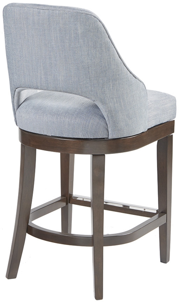 Youngberry Blue Counter Height Stool - Thumbnail - Image 4