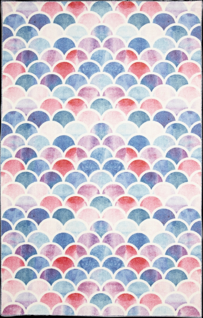 Kids Sweet Waves Pink 8' x 10' Rug - Thumbnail - Image 1