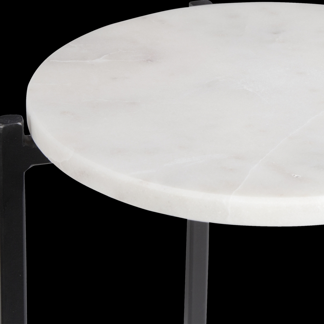 Yrenea White Nesting Table, Set of 2 - Thumbnail - Image 4