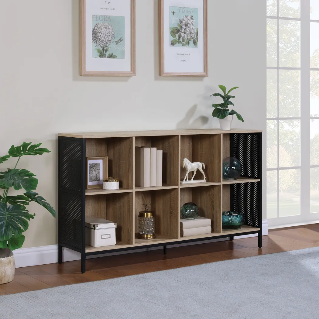 Ysaac Brown Storage Bookcase - Thumbnail - Image 2