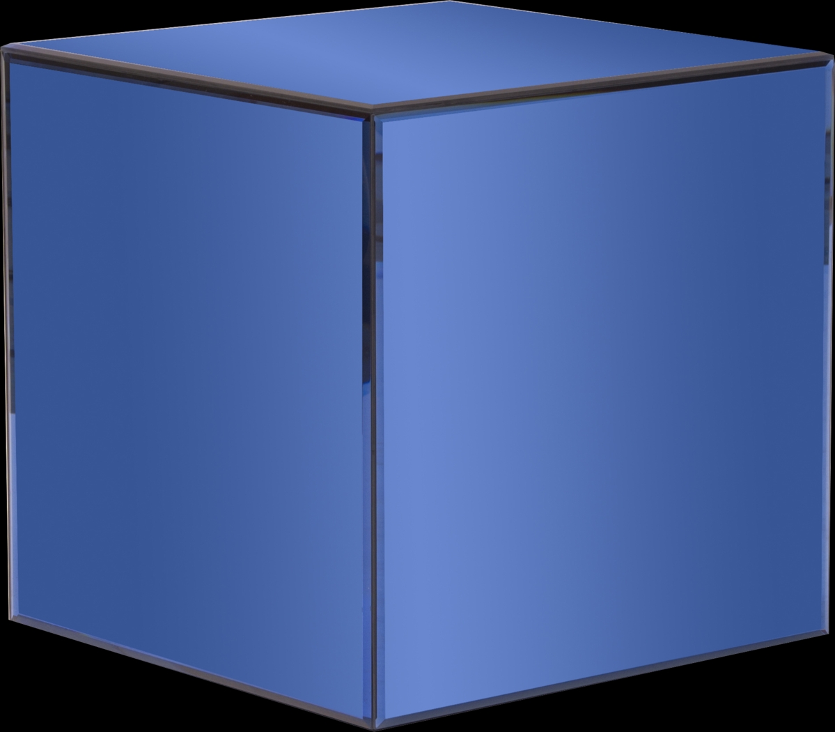 Yuba Blue Accent Table - Thumbnail - Image 1