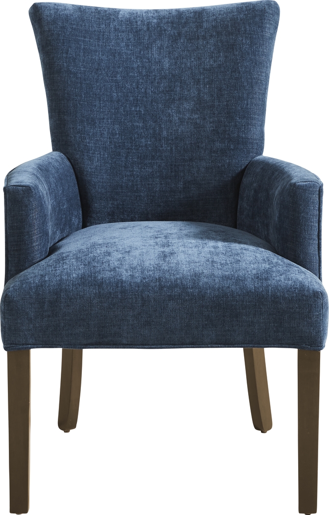 Yuliana Blue Arm Chair - Thumbnail - Image 1