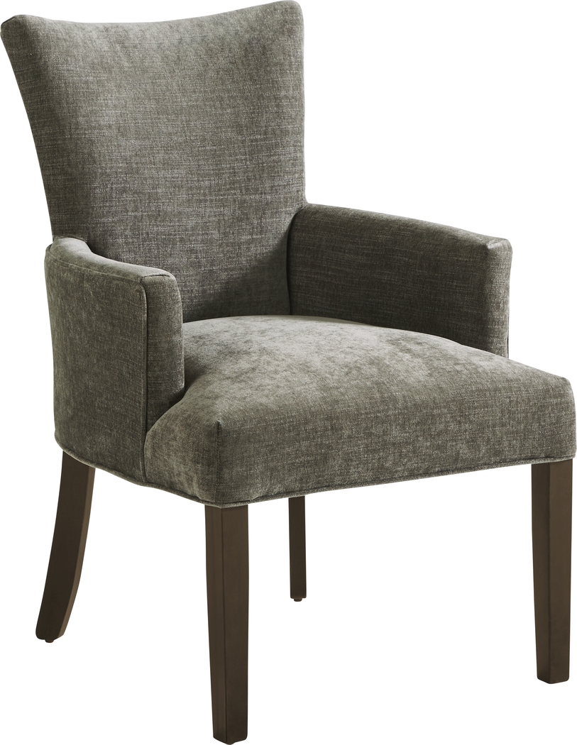 Yuliana Charcoal Arm Chair - Thumbnail - Image 2