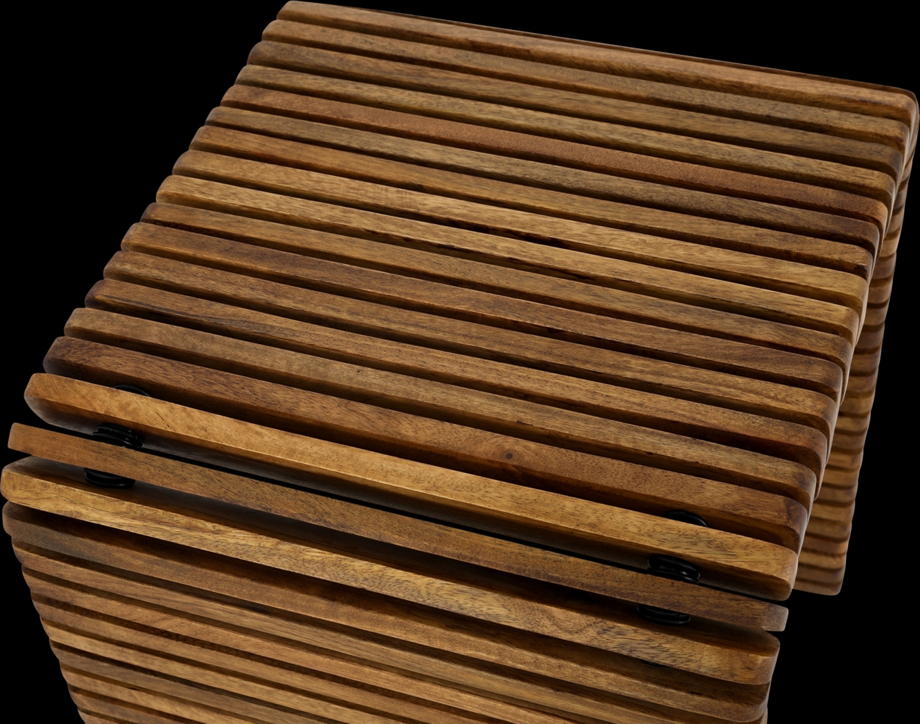 Yumda Brown Accent Table - Thumbnail - Image 4