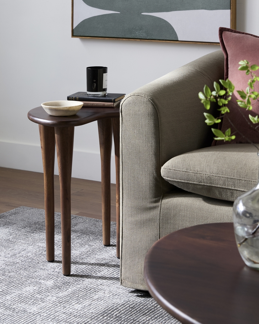 Yumei Brown End Table - Thumbnail - Image 2