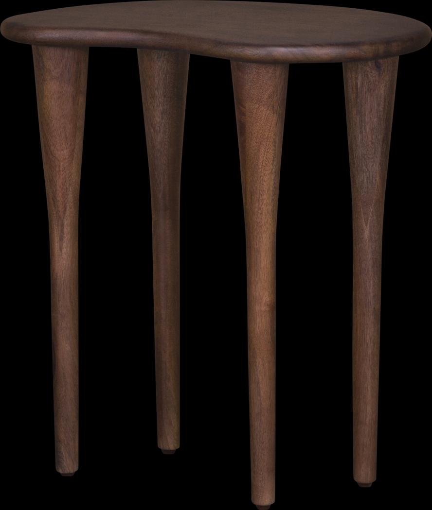 Yumei Brown End Table - Thumbnail - Image 3
